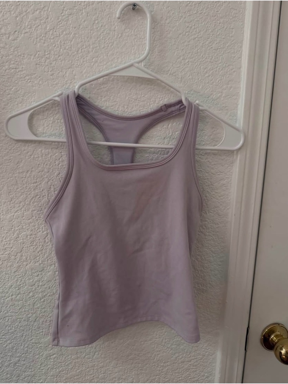 all in motion Lavender Racerback Tank Top - Women